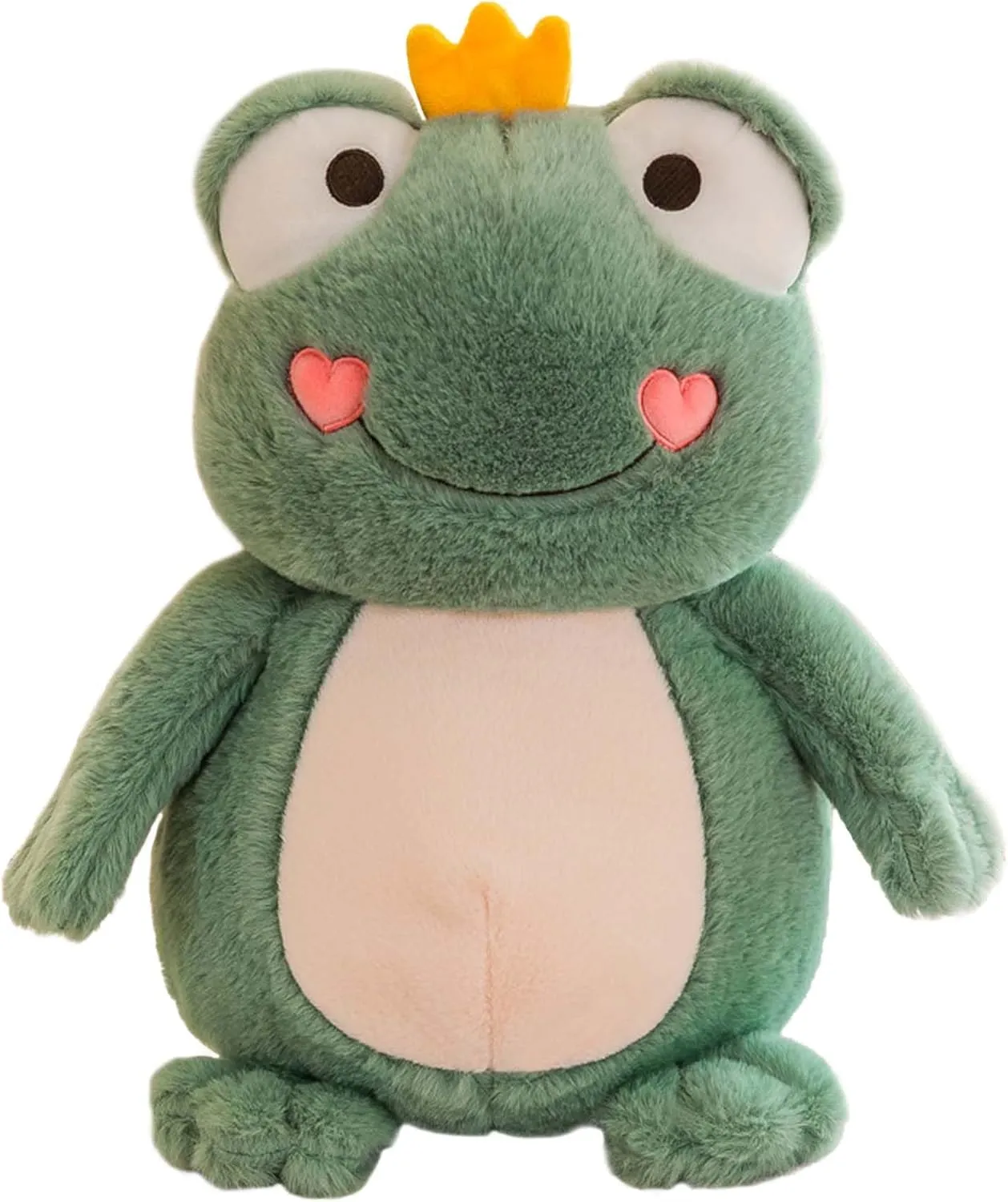 Plush Frog Stuffed Animals Toys Dolls Gifts for Kids Boys Girls 10 Inches (Green)