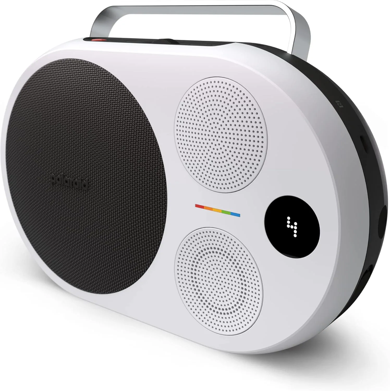 Polaroid P4 Music Player (Black) – Powerful Large Room Wireless Bluetooth Speaker Rechargeable with Dual Stereo Pairing
