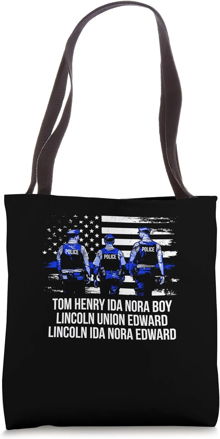 Police Phonetic Alphabet Law Enforcer Tote Bag