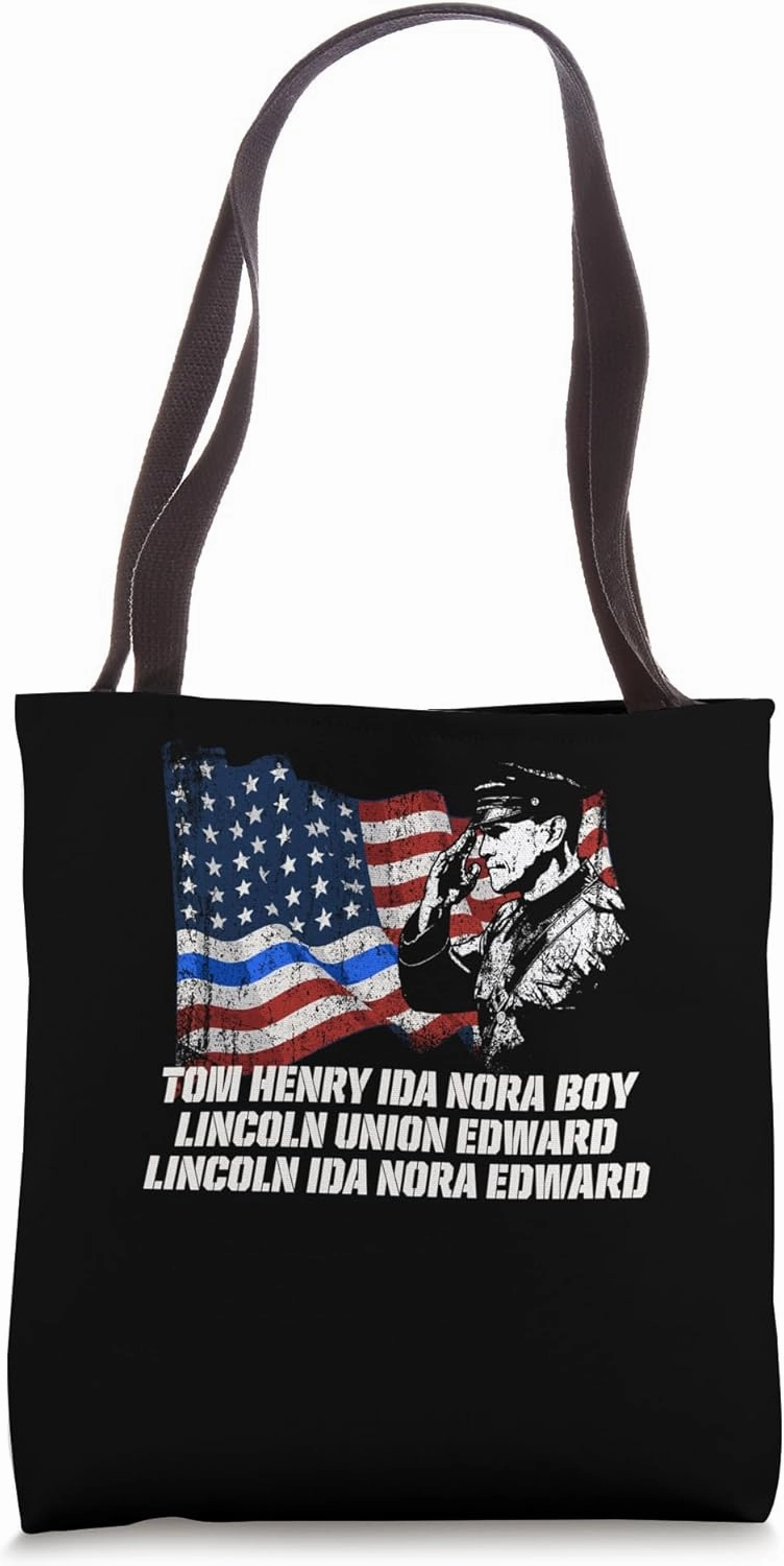 Police Phonetic Alphabet Law Enforcer Policeman Tote Bag