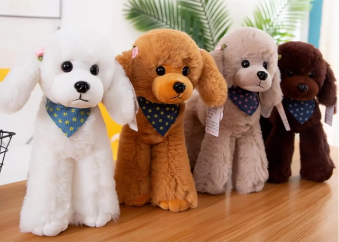 Poodle Plush Toys, Soft and Cute Poodle Plush Toys, Pillows, Cushions, The Best Gift for Your Family and Friends. 1 pc. (White 12 inches)