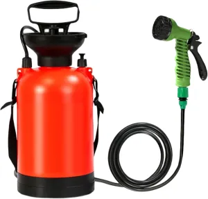 Portable Shower for Camping, Portable Water Sprayer with 7 Spray Modes Removable Hose and Shower Head for Camping Outdoor Traveling and Pet Bath, 5L