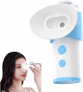 Portable Mist Eye Comfort Device, Steam Therapys Wand for Dry Eyes with Cold & Hot Compress Modes, Rechargeable Eye Moisturizer for Dry Eyes & Face Warm Compress