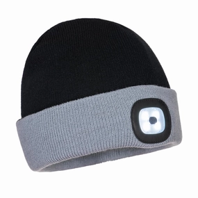 Portwest Two Tone LED Rechargeable Beanie