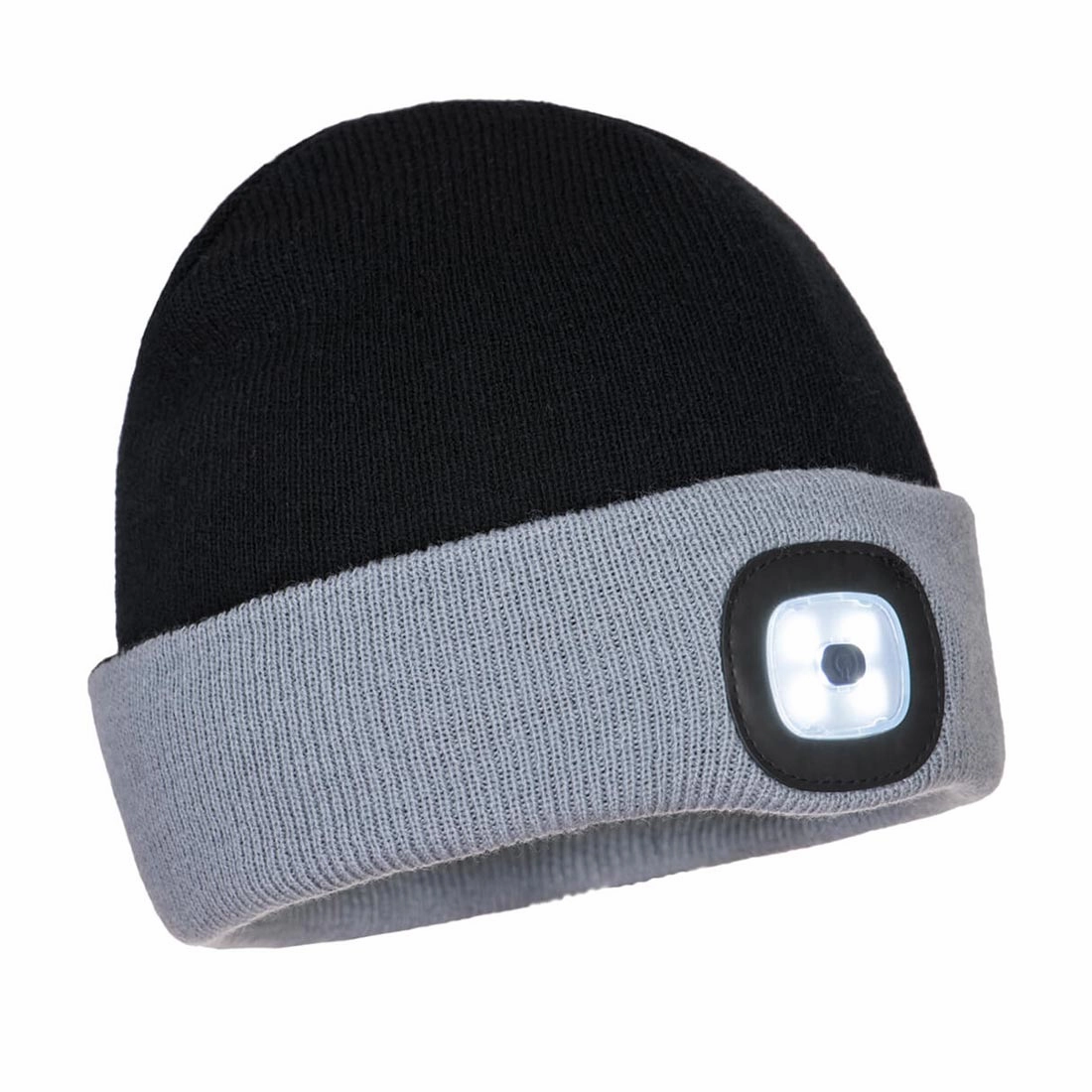 Portwest Two Tone LED Rechargeable Beanie