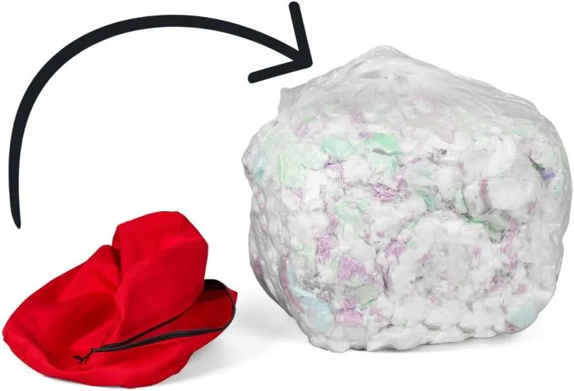 Posh Creations Foam Filling Bean Bag Refill, 5lbs, Multi-Color (FOAM05)
