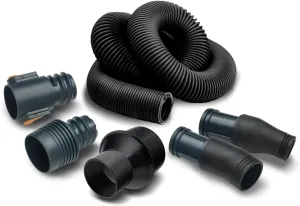 POWERTEC 70327 Universal Small Port Hose Kit with a 4" to 2-1/2" Hose Tapered Adapter