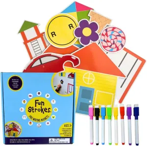 Pre-writing Magnet Set, Reusable Pre-Handwriting Practice for Ages 3  (Typically Developing, Autism, ADHD, Exceptionalities), Builds The Skills to Learn to Write, Created By A Pediatric OT
