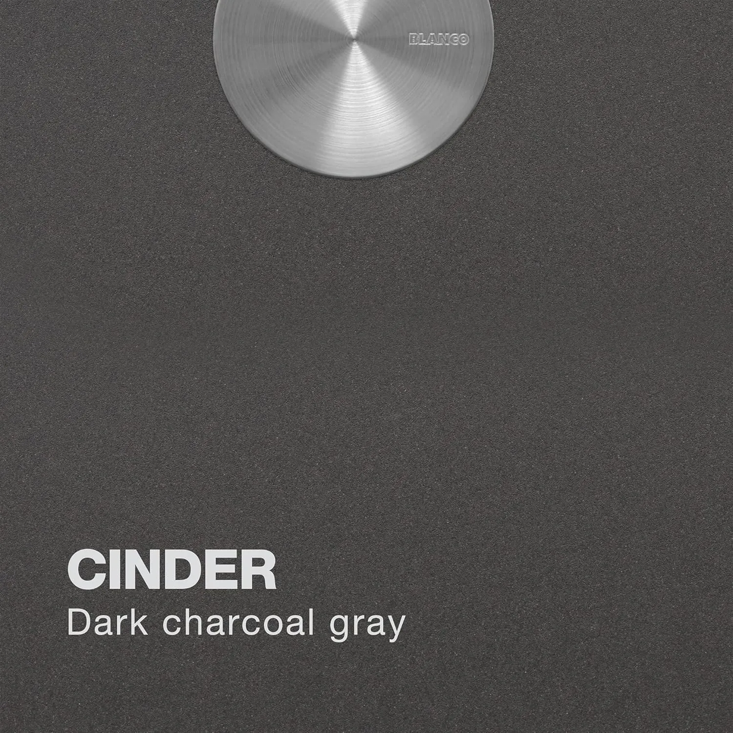 Precis 30in. Single Bowl Kitchen Sink, Cinder