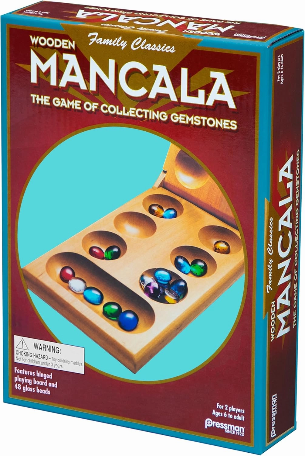 PRESSMAN TOYS PRE442606 MANCALA-AGES 6 TO ADULT; 2-4 PLAYERS