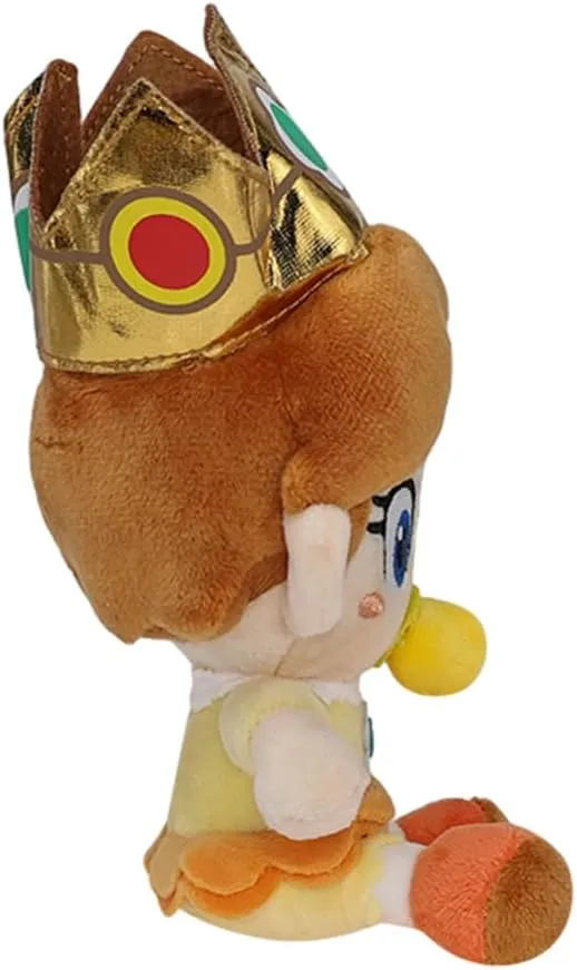 Princess Daiy Plush Toy Stuffed Doll Peach Daiy Rosalina 6"" Yellow Gift Birthday for Kids, Medium