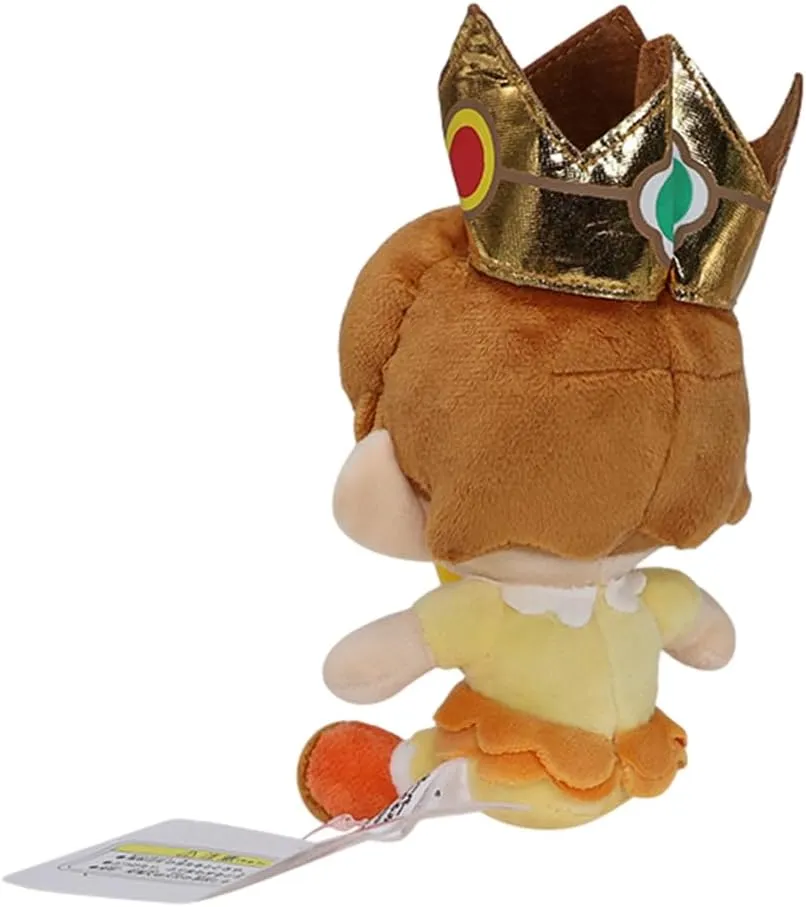 Princess Daiy Plush Toy Stuffed Doll Peach Daiy Rosalina 6"" Yellow Gift Birthday for Kids, Medium