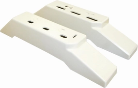 ProCom Base Feet for MA Series for Vent-Free Space Wall Heaters above 10,000BTU - Model PF09B-RW, Converts Wall Heater to Free Standing, Includes Mounting Hardware, White Plastic
