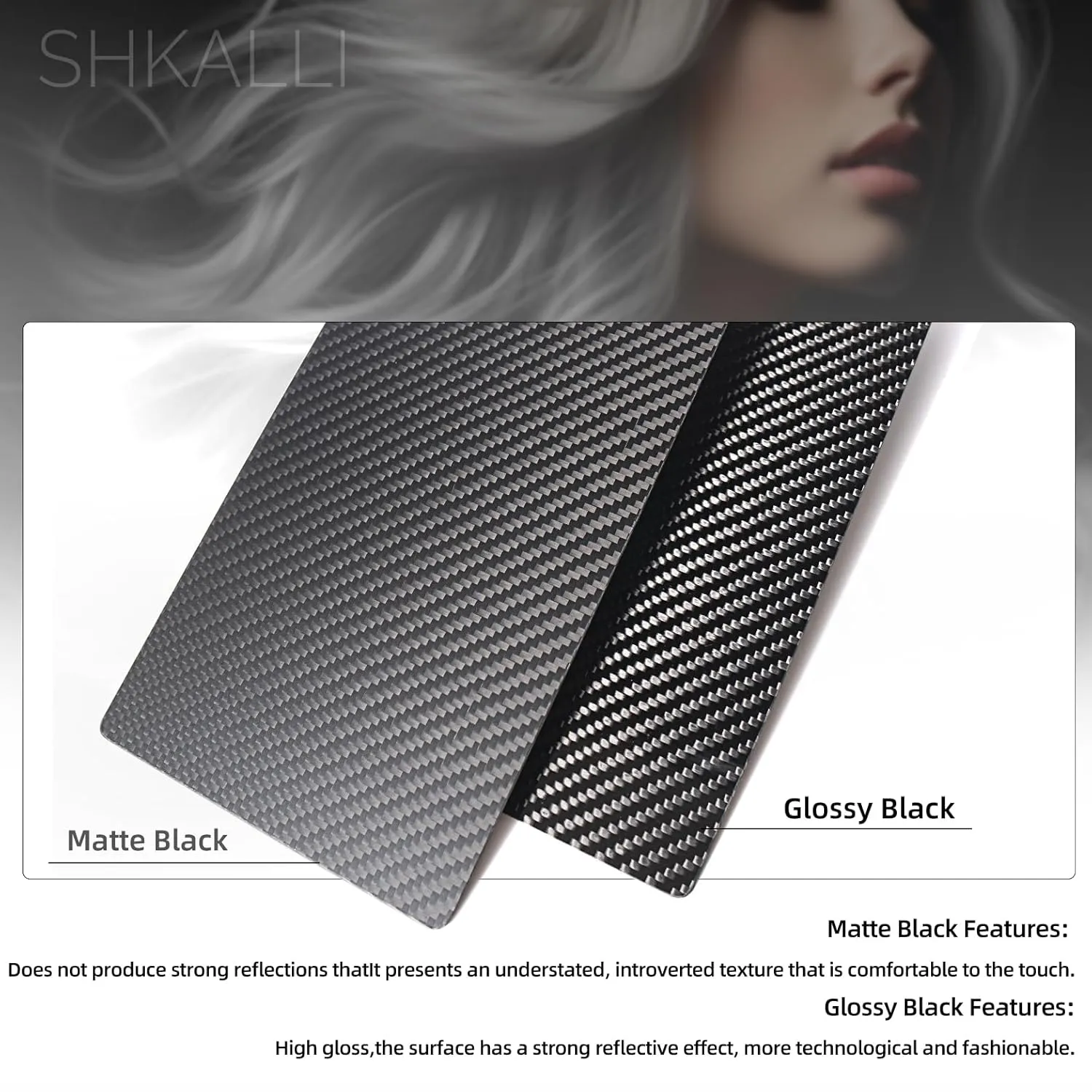 Professional Carbon Fibre Foil/Balayage Board,Highlighting Board, Hair Colouring Tool, Lightweight, flexible, sturdy.(Matte Black H)