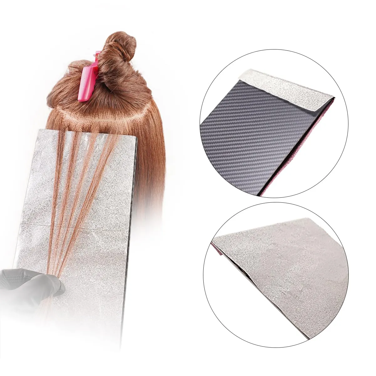 Professional Carbon Fibre Foil/Balayage Board,Highlighting Board, Hair Colouring Tool, Lightweight, flexible, sturdy.(Matte Black H)