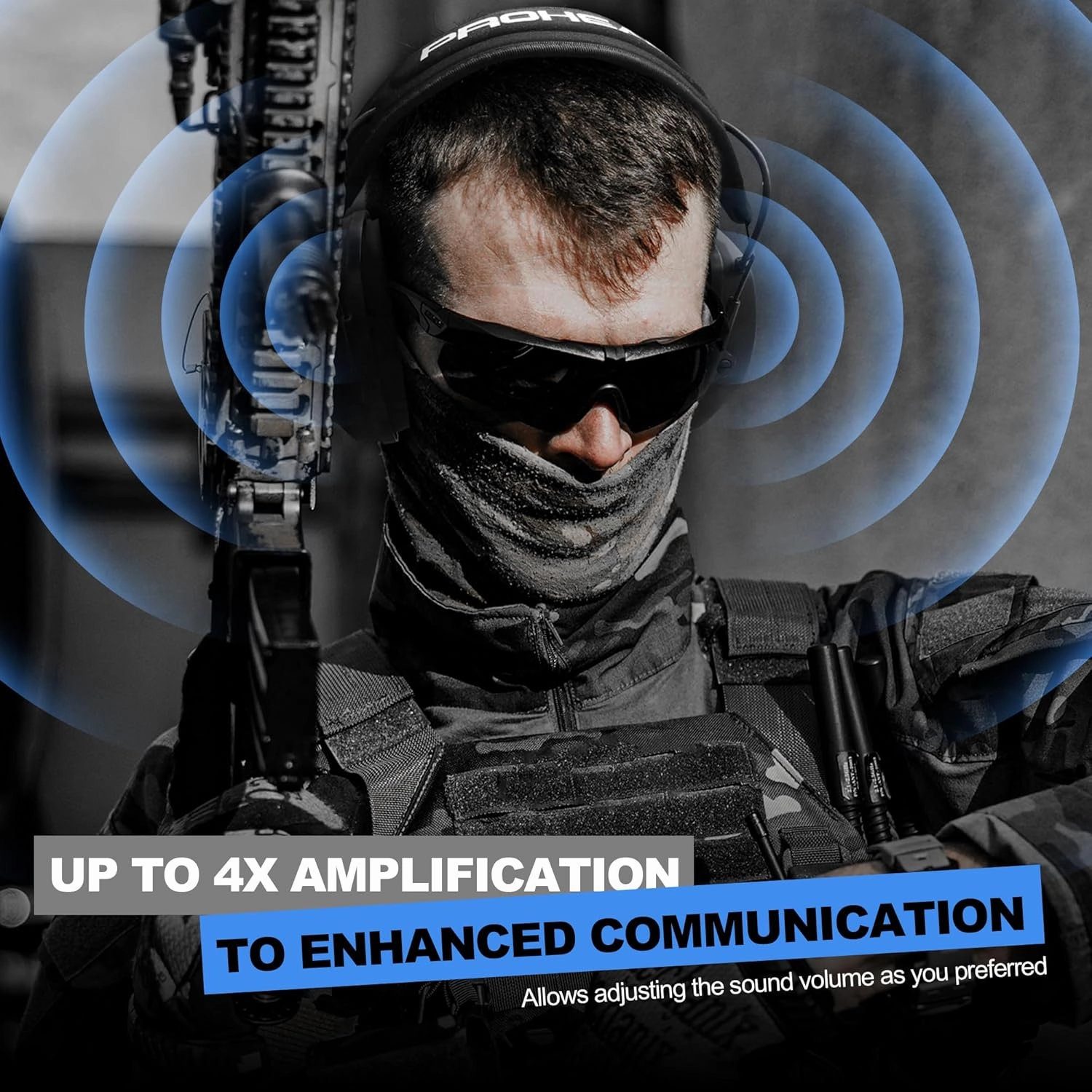 PROHEAR 016 Ear Protection Safety Earmuffs for Shooting Noise Reduction Slim Passive Hearing Protector