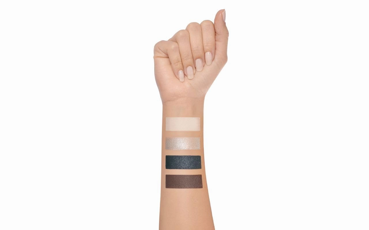 Pupa Milano Vamp! 4 Eyeshadow Palette, 006 Deep Nude, 0.183 oz - Eye Makeup - Matt, Satin, Metallic Finishes - Lightweight - Blends Easily - Talc-Free
