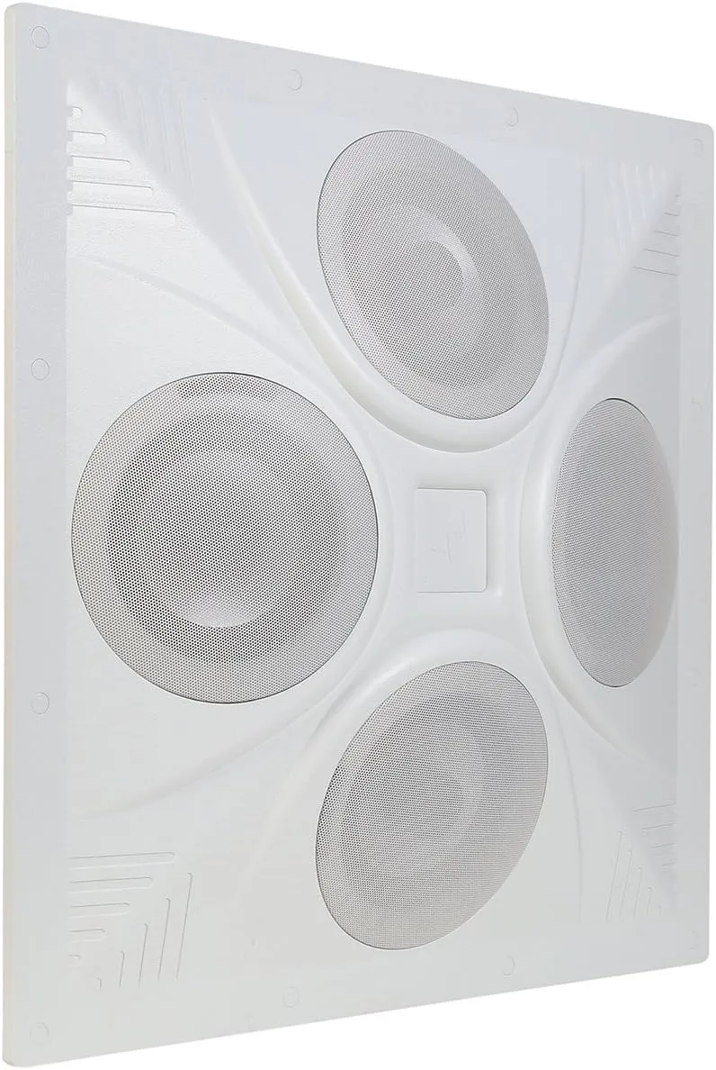 Pure Resonance Audio SD4 SuperDispersion Ceiling Speaker Array, Built-In 8 Ohm/70 V Transformer