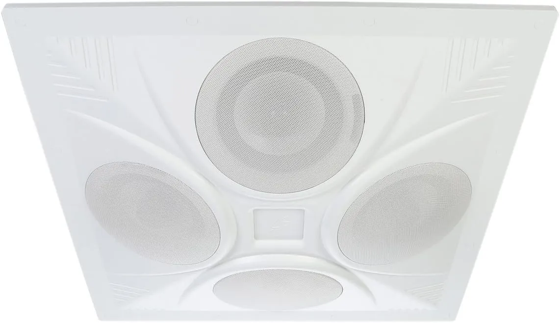 Pure Resonance Audio SD4 SuperDispersion Ceiling Speaker Array, Built-In 8 Ohm/70 V Transformer