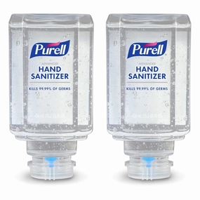 PURELL Advanced Hand Sanitizer Gel for PURELL ES1 Push-Style Hand Sanitizer Dispenser, 450 mL Refill Bottle (Pack of 2) – 4450-06-EC2PK