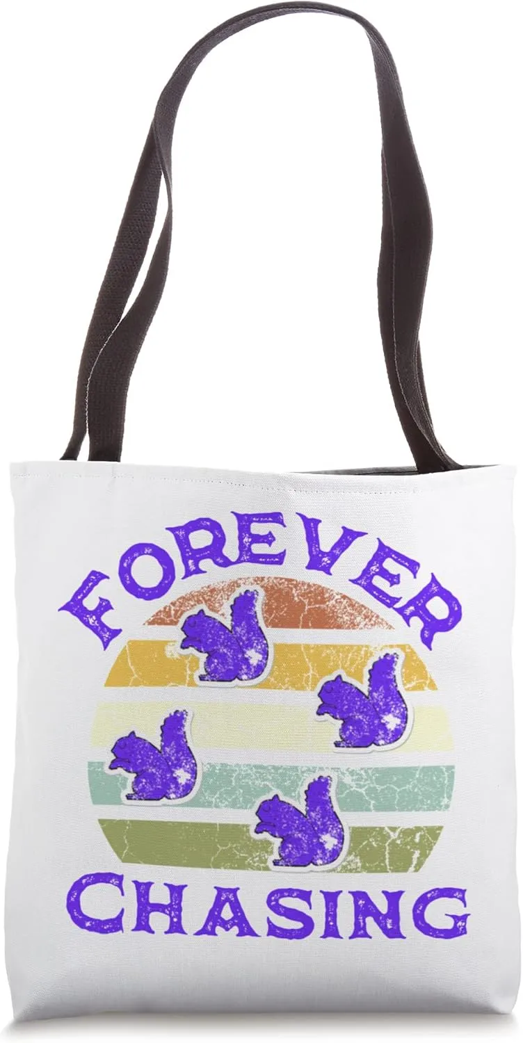 Purple Squirrel Forever Chasing Funny Recruiter Recruiting Tote Bag