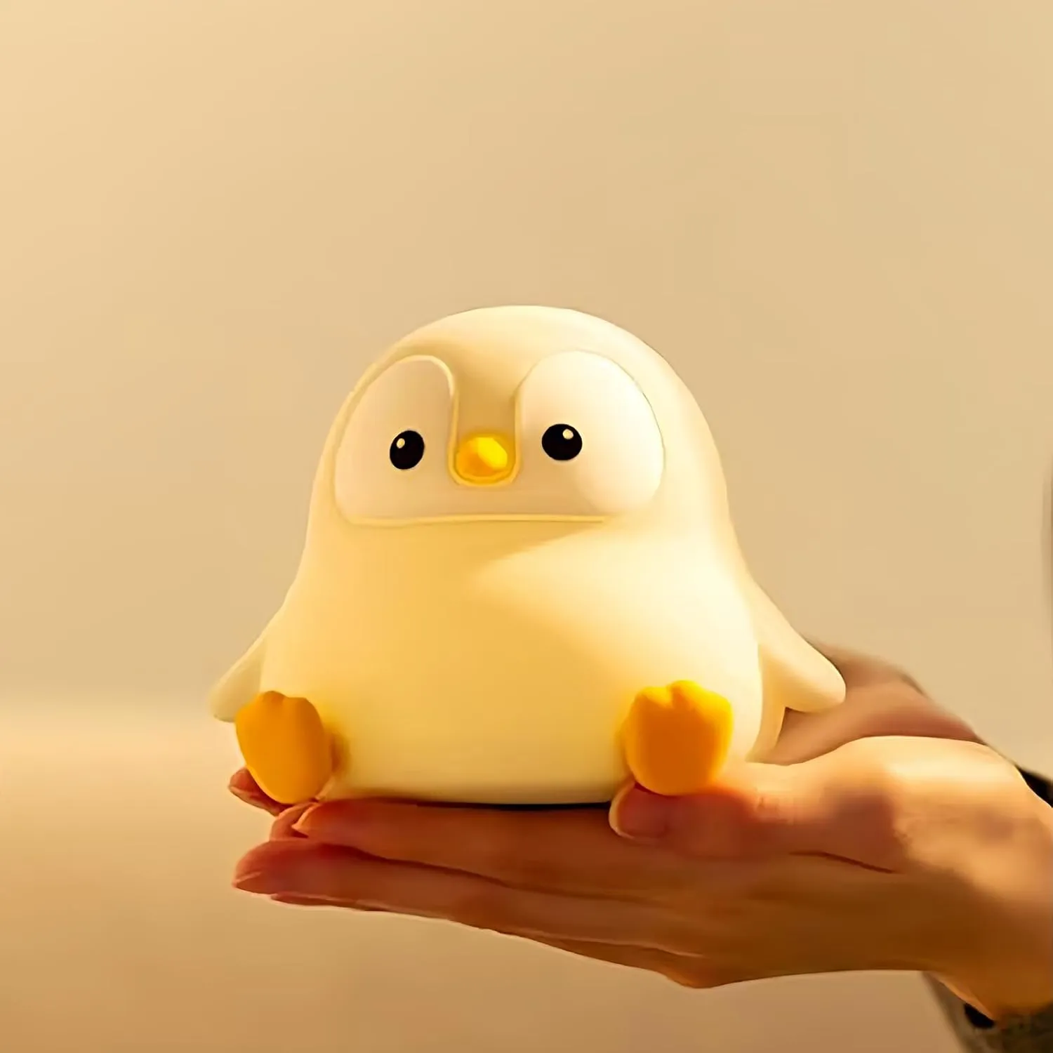 QANYI Penguin Gift Pudgy Penguins Light,Rechargeable Whimsical Lamp Dimmable with Soft Touch,Animal Cute Penguin Stuff Decor,Valentines Day Couple Gifts for Him Boyfriend Girlfriend Her