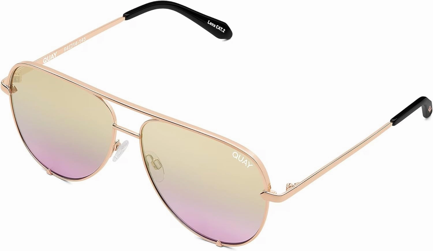 Quay Women's High Key Large (Mini), Rose Gold/Gold Digital lav