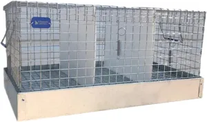 Rabbit Carrier/Transport Cage - 3 Hole (12x18x10)