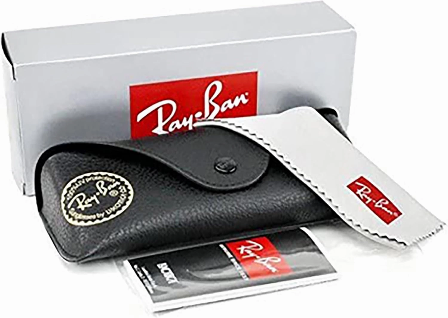 Ray-Ban Balorama RB4089 Rectangular Sunglasses for Men   BUNDLE With Designer iWear Complimentary Eyewear Kit