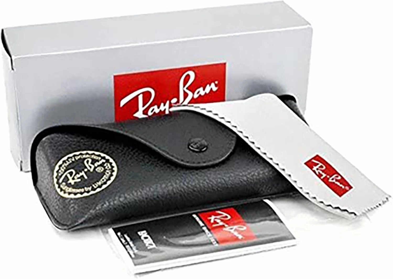 Ray-Ban Balorama RB4089 Rectangular Sunglasses for Men   BUNDLE With Designer iWear Complimentary Eyewear Kit