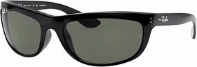Ray-Ban Balorama RB4089 Rectangular Sunglasses for Men   BUNDLE With Designer iWear Complimentary Eyewear Kit