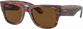 Ray-Ban Mega Wayfarer RB0840SF Square Asian Fit Low Bridge Sunglasses for Men for Women   BUNDLE With DIW Kit