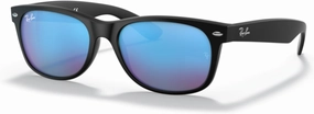 Ray-Ban RB2132 NEW WAYFARER Square Sunglasses For Men For Women   BUNDLE with Designer iWear Eyewear Care Kit