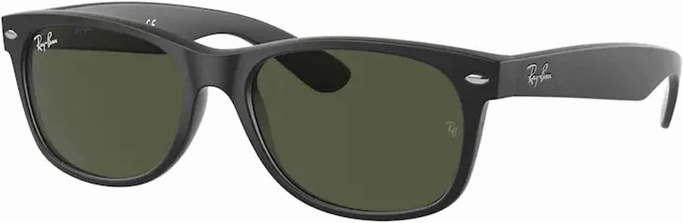 Ray-Ban RB2132 NEW WAYFARER Square Sunglasses For Men For Women   BUNDLE with Designer iWear Eyewear Care Kit