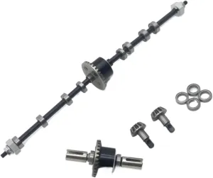 RC Car Accessories for WLtoys for 12428-A 12428-B 12428-C for Feiyue 12428 12423 12427 1/12 RC Car Parts Metal Upgrade Front and Rear Differential Assy