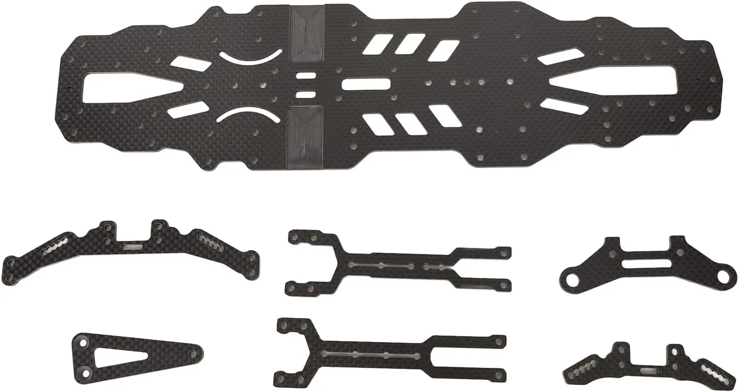 Rc Car Chassis Plate Flexible Carbon Fiber Chassis Plate Snrc R3g 1:10 Rc Station Wagon