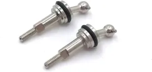 RC Car DIY Parts for WLtoys 284131 K969 K979 K989 K999 P929 P939 for Mini-D for Mini-Q for Mini-Z IW04M 1/28 Metal Upgrade Cardan Shaft RC Car Parts(Silver)