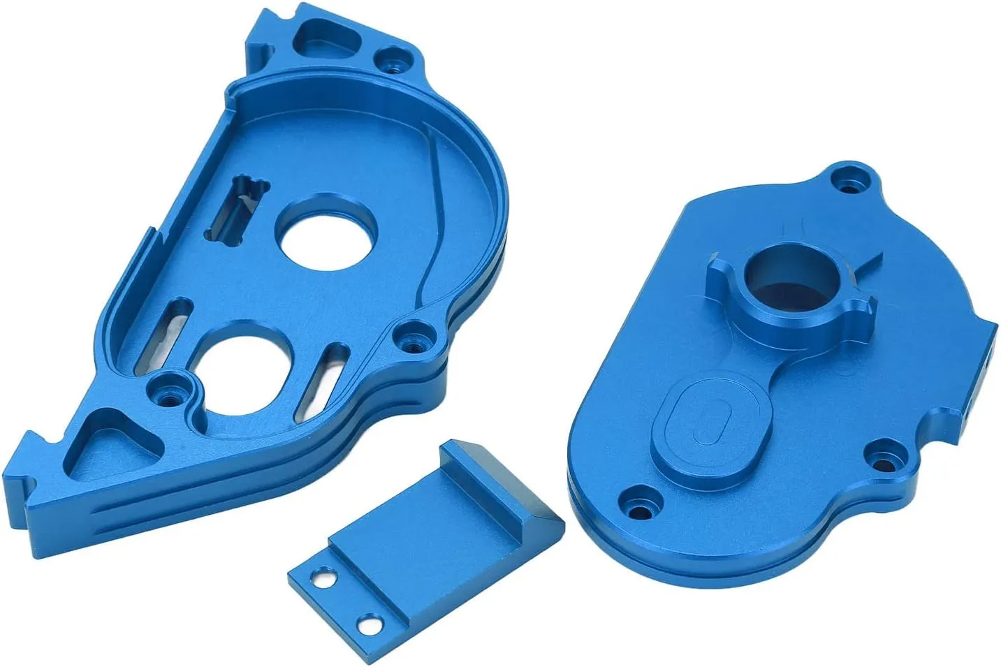 RC Gearbox Kit, Metal Transmission Gear Box with Screws Upgrade Replacement Parts for ARRMA GRANITE SENTON 1/10 RC Vehicle (Blue)