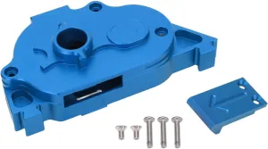 RC Gearbox Kit, Metal Transmission Gear Box with Screws Upgrade Replacement Parts for ARRMA GRANITE SENTON 1/10 RC Vehicle (Blue)