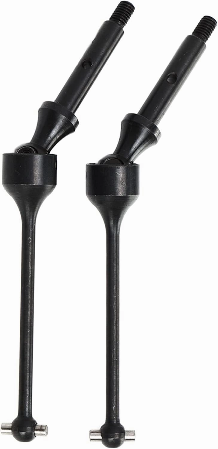 RC Rear Drive Shaft CVD Rear Steel RC Rear Transmission Shaft M-IP 20060 for LOSI 1/18 Mini B Mini T 2.0 RC Car(Black)