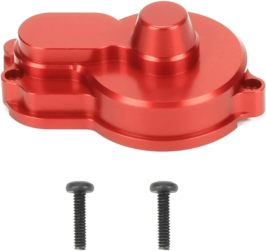 RCAWD Gear Cover for 1/18 Losi Mini-T 2.0 & 1/16 Losi Mini-B Upgrades, Aluminum Parts #LOS211016 Red