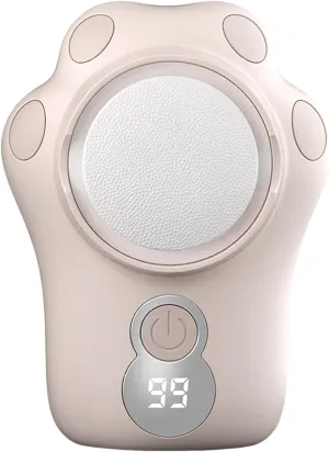 Rechargeable Electric Foot Callus Remover – Cat Paw Shape, Ergonomic, 3 Grinding Heads & 3 Powerful Speeds, Built-in Storage Compartment, Remove Calluses, Dead Skin & Cracked Heels for Smooth Feet