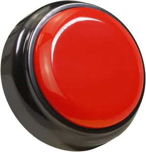 Recording Button,Voice Recorder Button 30 Second,Talking Buttons,Record Sound Button for Gift Education,Easy Button,Funny Office Gift,Includes 2*AAA Batteries (Red)