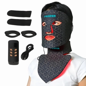 Red Light Therapy Face Mask with LED Technology for Clearer, Brighter Skin, Skin Rejuvenation, Acne Treatment, Anti-Aging & Wrinkle Reduction!