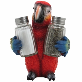 Red Parrot Salt and Pepper Set