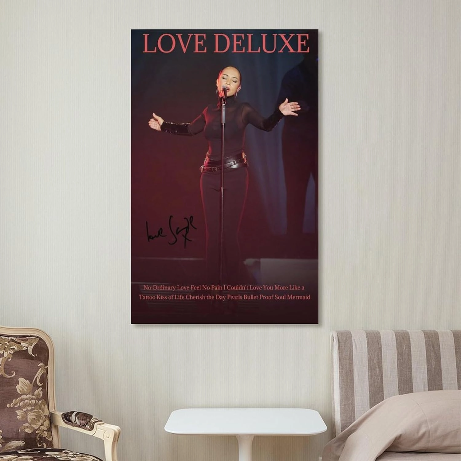 Redamancy Sade Poster Canvas Wall Art For Room Aesthetic And Decor (31) Poster For Bedroom Living Room Bathroom Kitchen Office Decor 20x30inch(50x75cm) Unframe-style