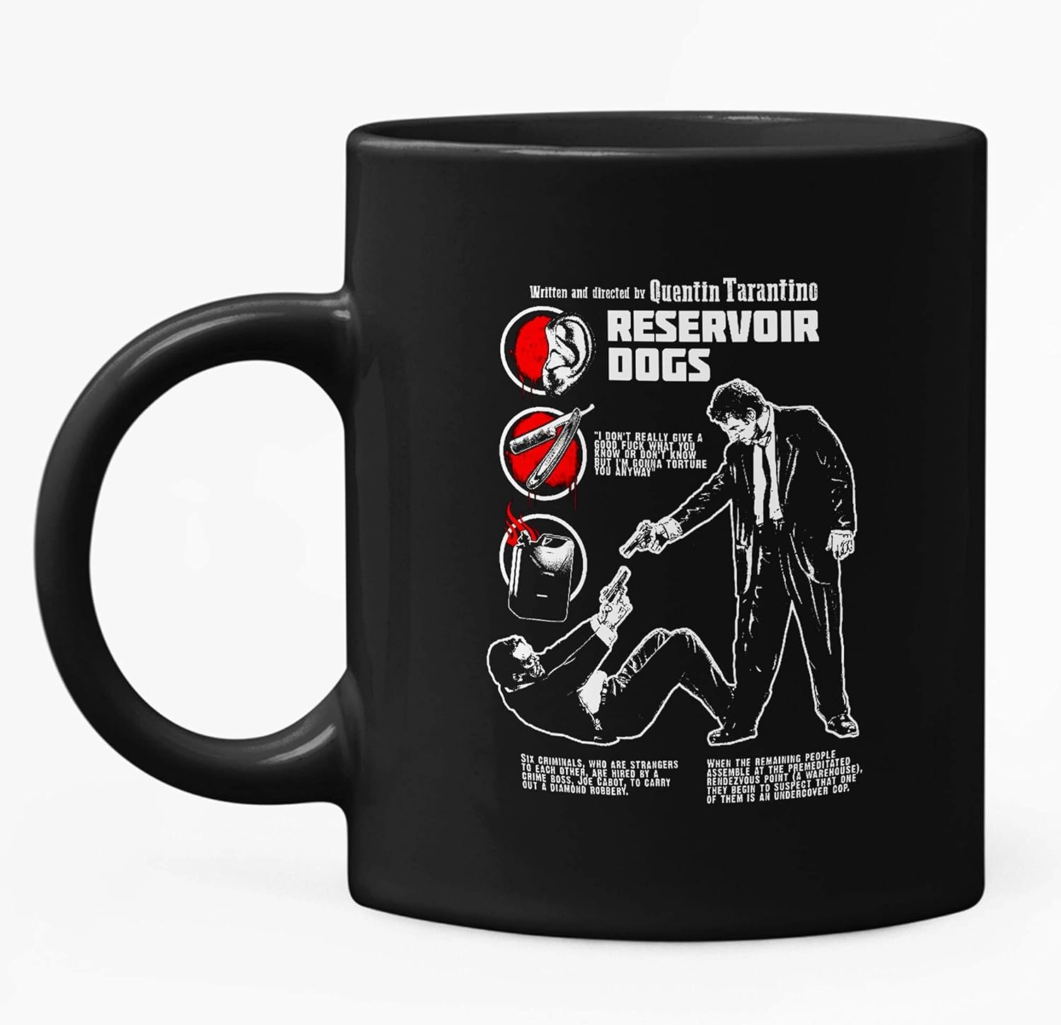Reservoir Dogs Steve Buscemi Harvey Keitel Crime Film Coffee Tea Milk Cup Mug 11 Oz