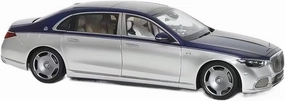 Resin Car Models Kit 1 18 Fit for Benz Mercedes-Maybach S-Class 2021 Alloy Full Wheel Car Model Simulation Collectible Souvenir