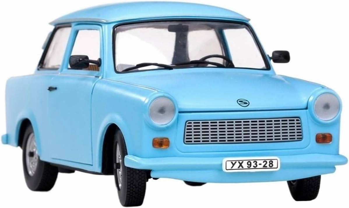 Resin Car Models Kit 1 18 Quan Bin Trabant 601 Trabant Sedan Alloy Car Model Collection Souvenir Ornaments Adult Boy Toy