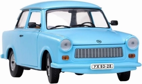 Resin Car Models Kit 1 18 Quan Bin Trabant 601 Trabant Sedan Alloy Car Model Collection Souvenir Ornaments Adult Boy Toy
